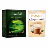 Зеленый чай и Mokate Cappuccino